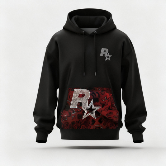 Rockstar Hoodie Red